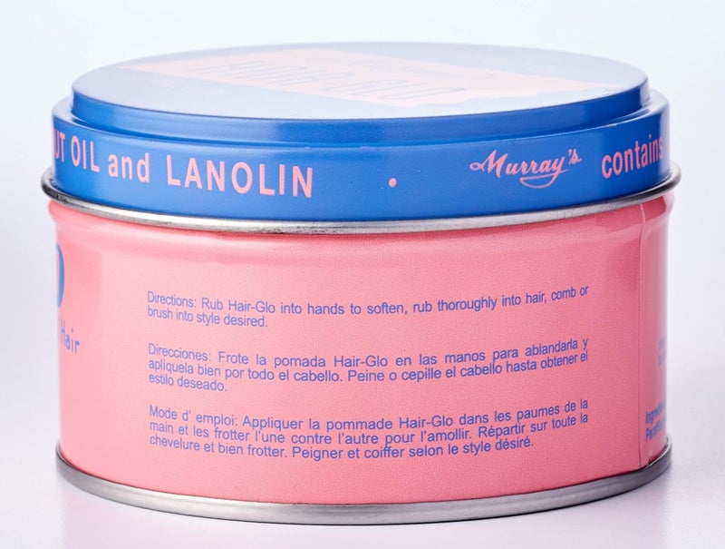 Murray's Hair-Glo Pomade with Coconut Oil and Lanolin - 3 oz - Image 3